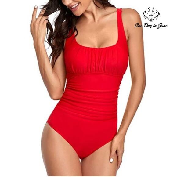 Upopby Ruched Slimming One Piece Size S - Picture 1 of 4